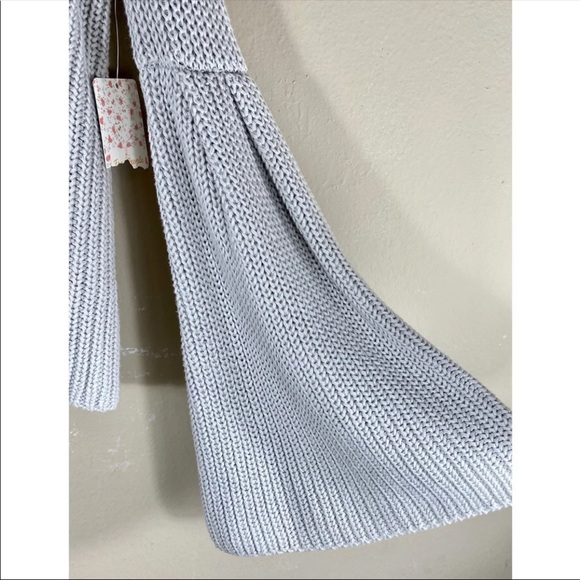 Free People Cropped Bell Sleeved Sweater - Picture 3 of 5